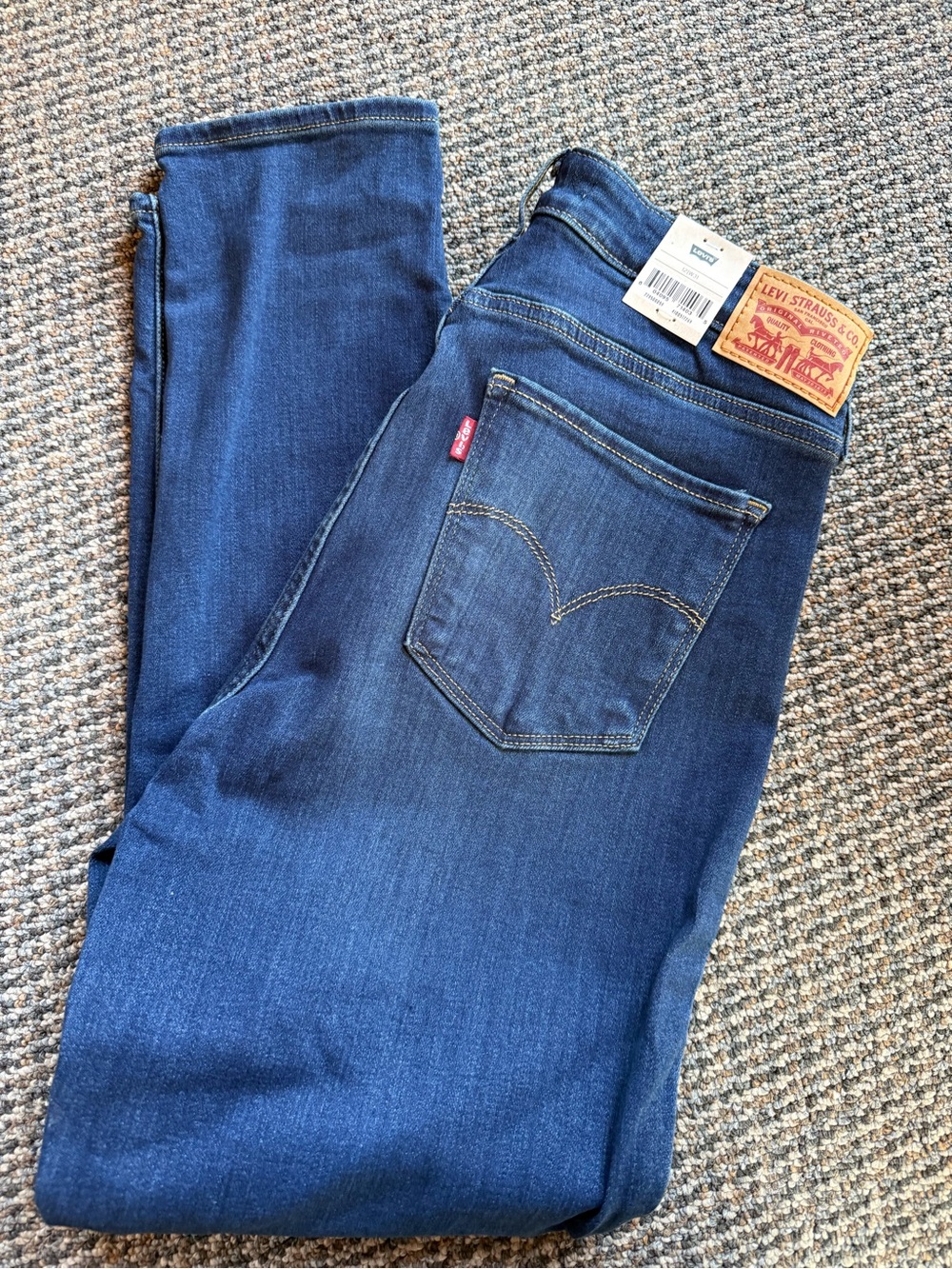 Levi High Rise Skinny Ankle Jeans